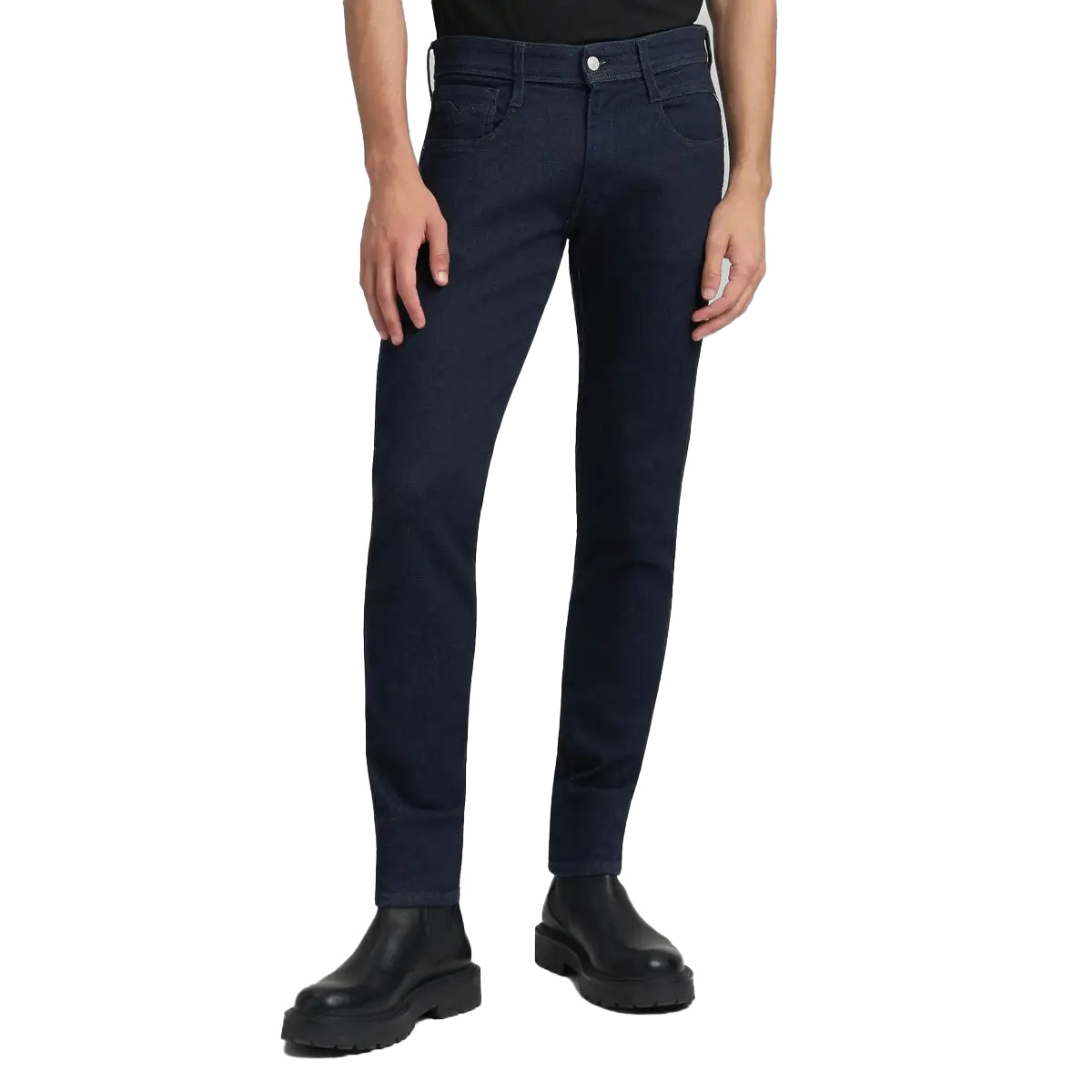 REPLAY	POWERSTRETCH ANBASS SLIM FIT INDIGO BLUE JEANS M914Y 261 C07
