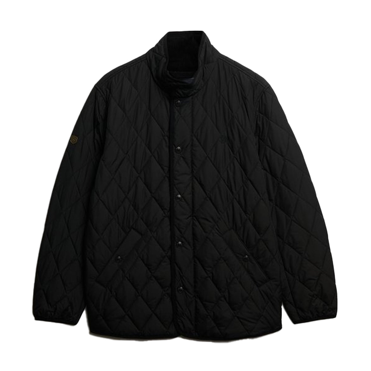 SUPERDRY QUILTED ESTATE BLACK JACKET