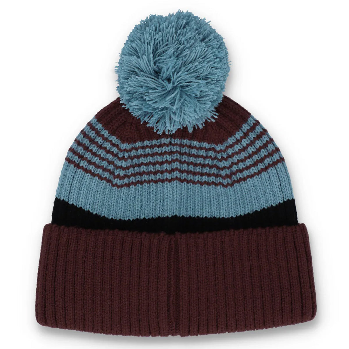 FILA RENARD POM TURN UP BEANIE BURGUNDY