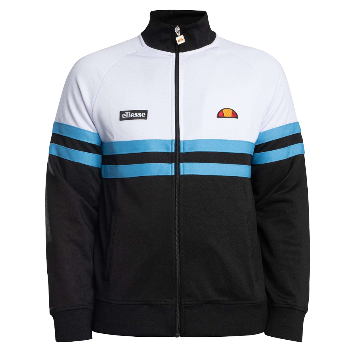 ELLESSE RIMINI TRACK JACKET WHITE/BLUE/BLACK