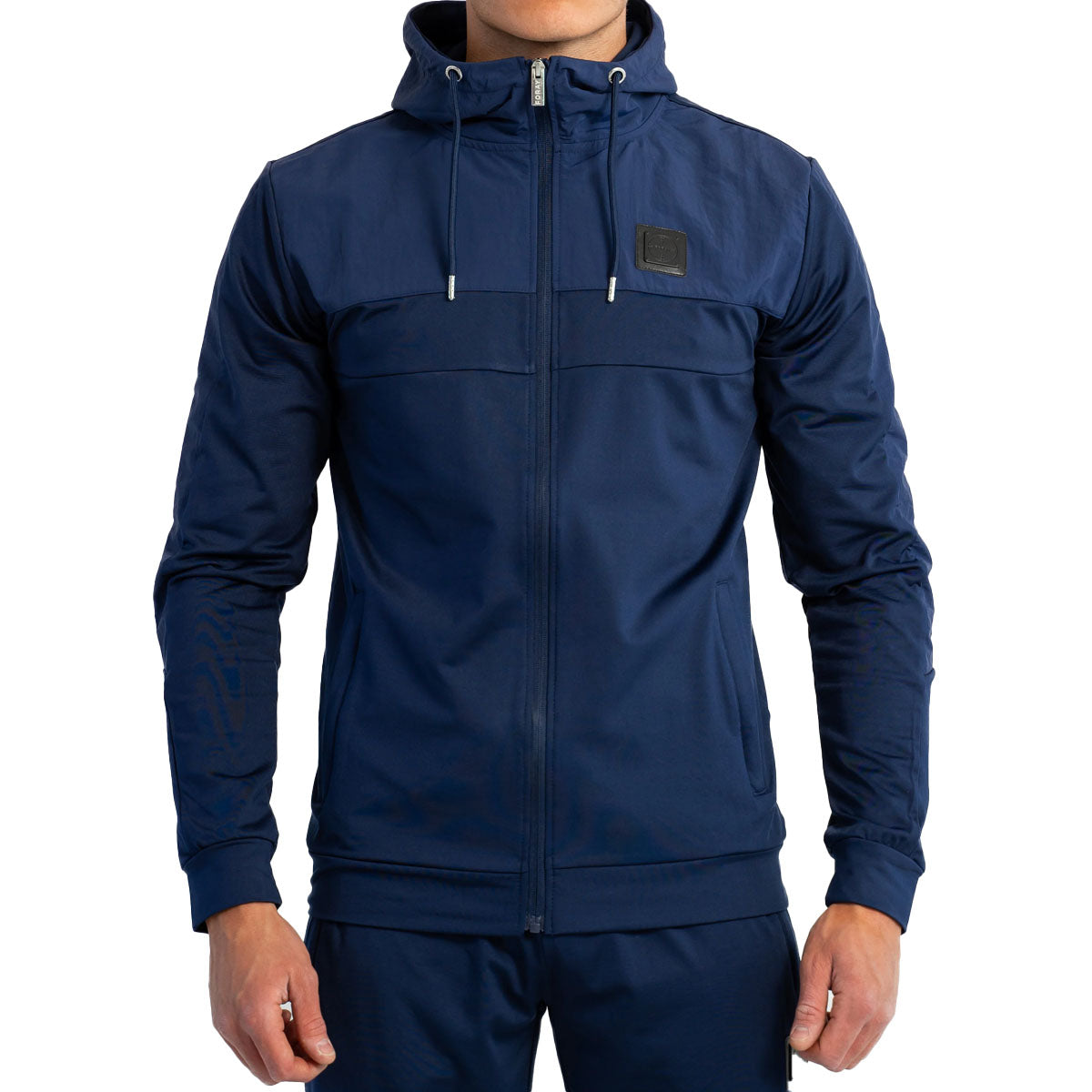 FORAY RODRI NAVY ZIP UP HOODY