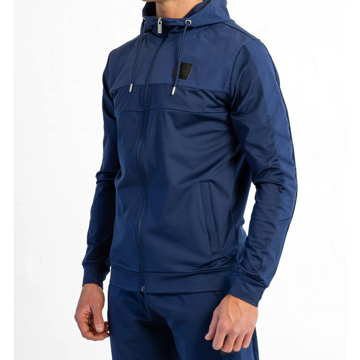 FORAY RODRI NAVY ZIP UP HOODY