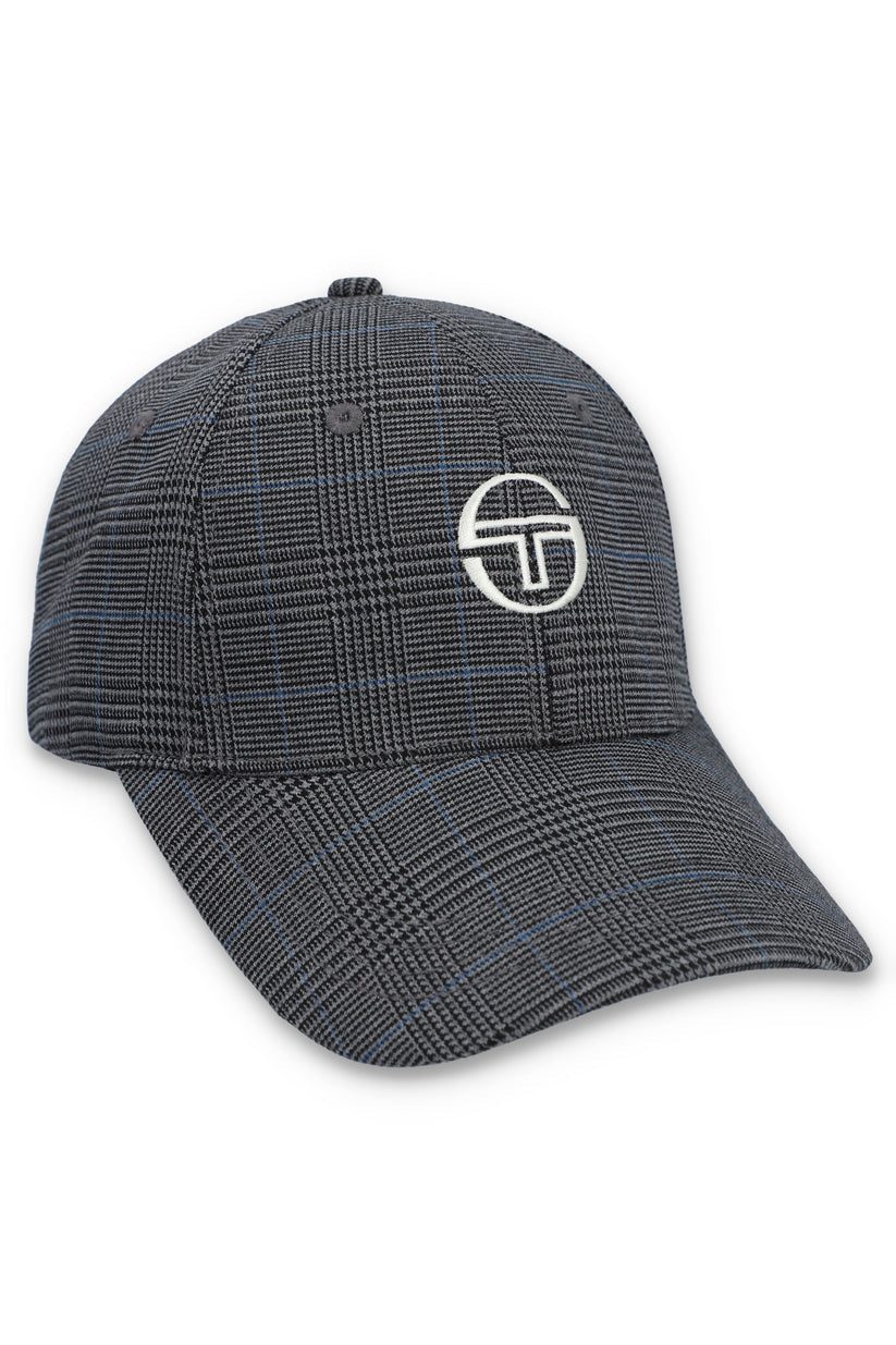 SERGIO TACCHINI WESSLER CLASSIC 6 PANEL STRAPBACK CAP CHARCOAL/BLACK
