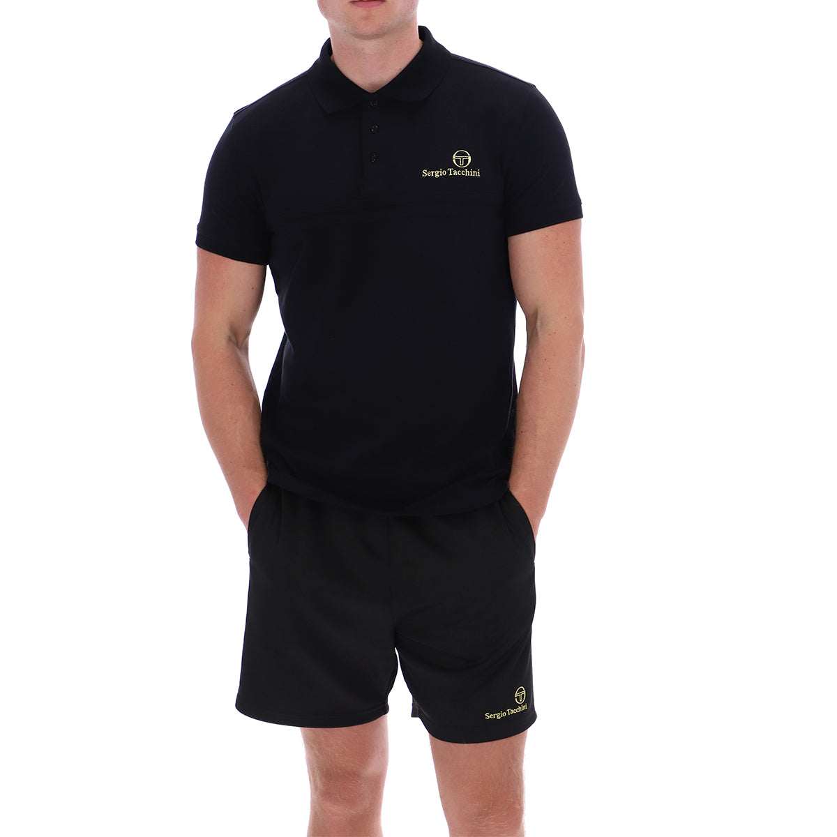SUPERMAC PRIMO POLO SHIRT BLACK/GOLD