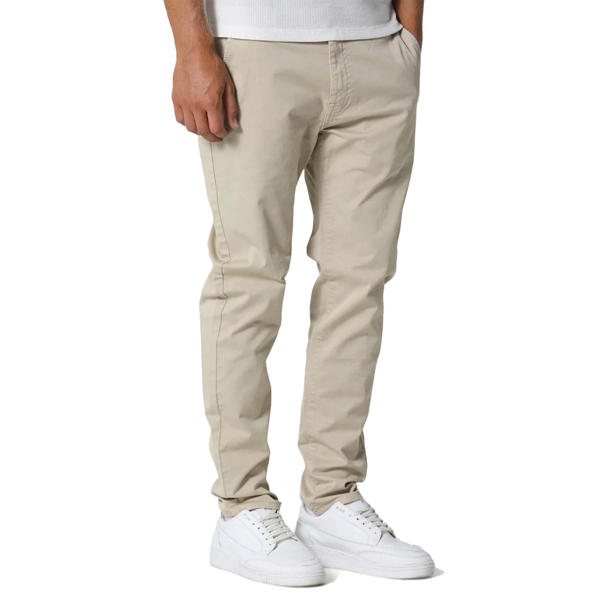 883 POLICE SARABIA BEIGE CHINO PANTS