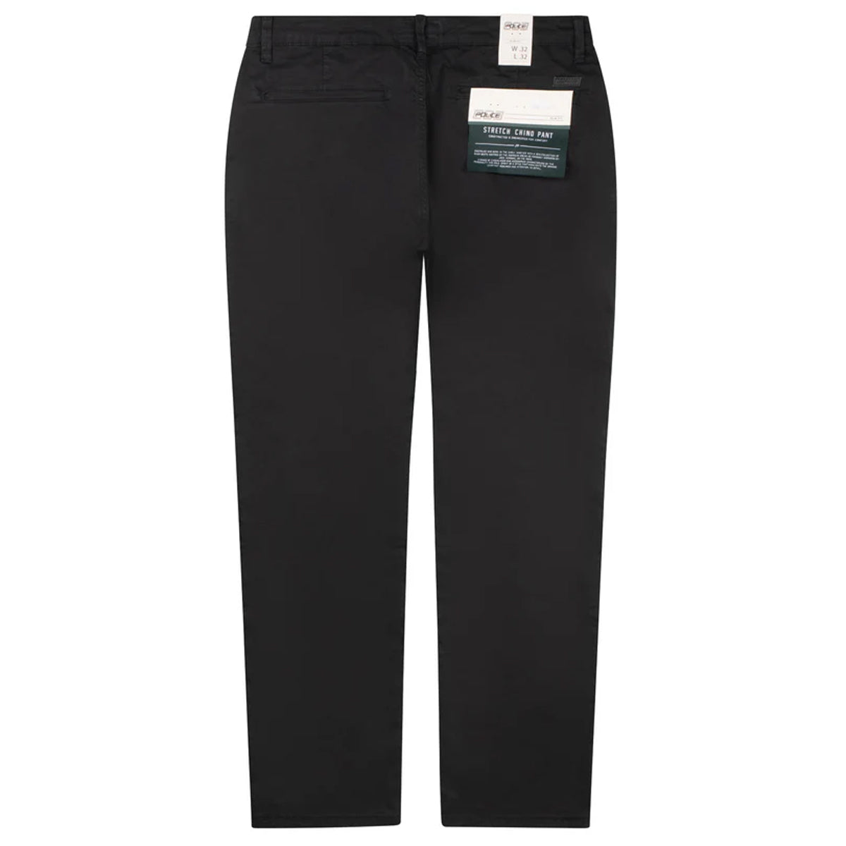 883 POLICE SARABIA BLACK CHINO PANTS