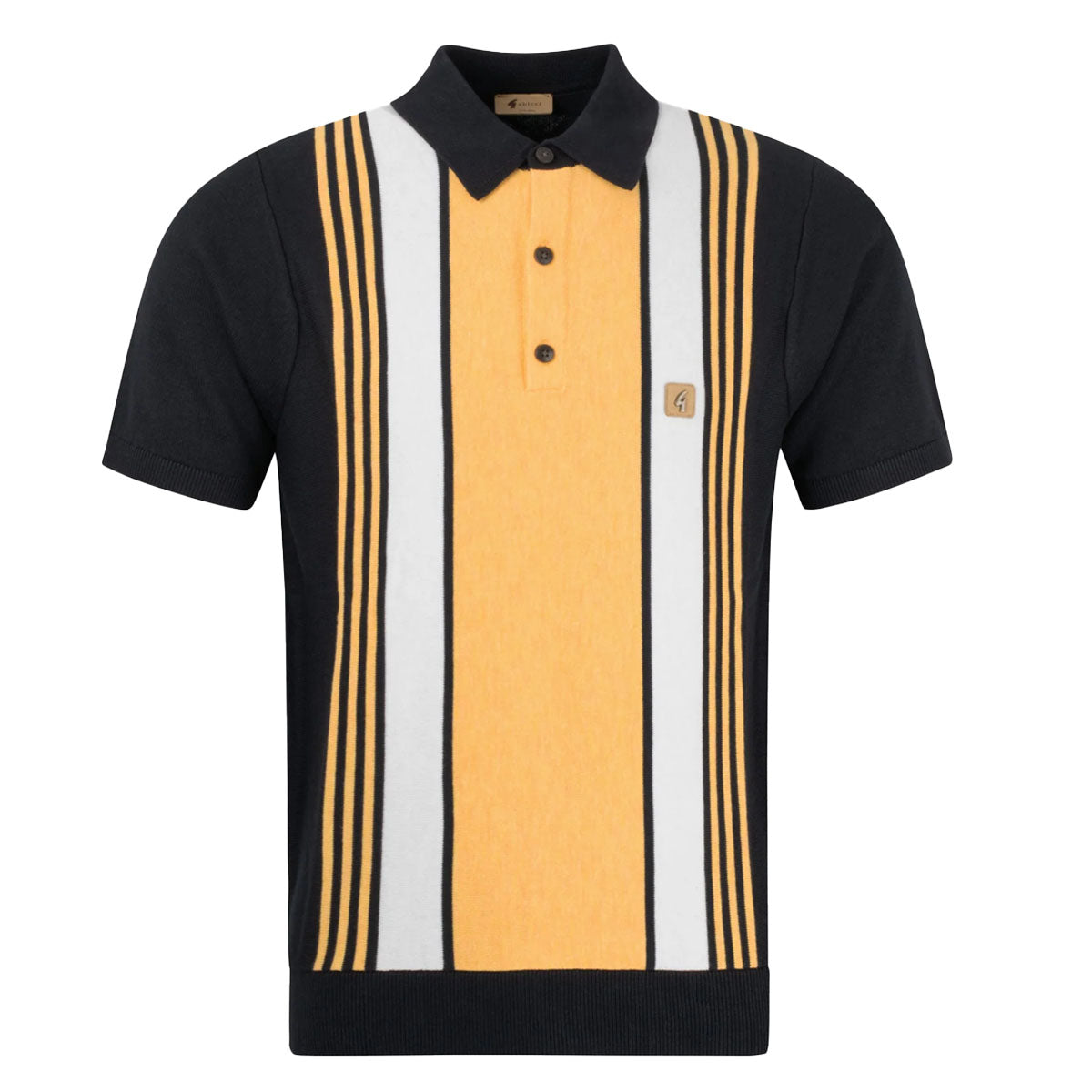 GABICCI SEARLE NAVY KNITTED S/S POLO V54GM00
