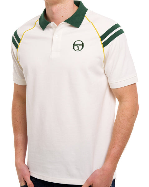 SERGIO TACCHINI NEW CORTONA POLO T-SHIRT GARDENIA/PINE