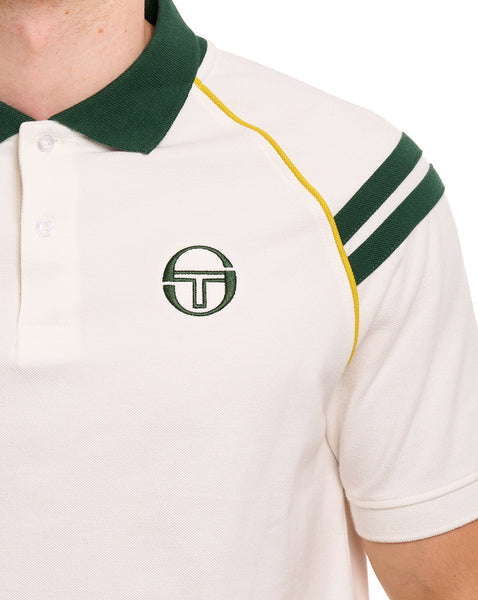 SERGIO TACCHINI NEW CORTONA POLO T-SHIRT GARDENIA/PINE