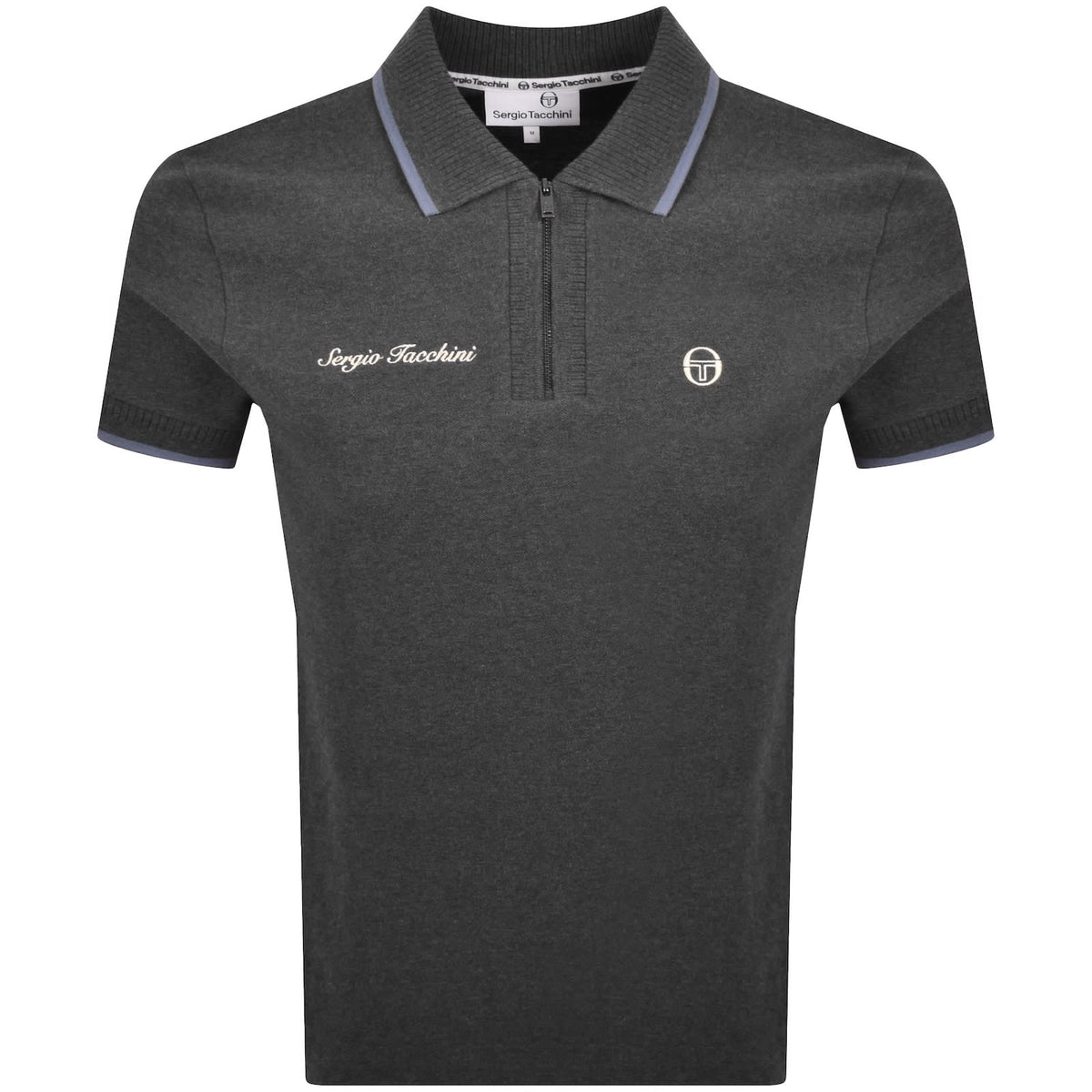 SERGIO TACCHINI DAVIDE POLO SHIRT CHARCOAL MARL