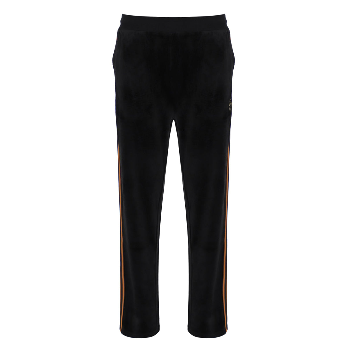 SERGIO TACCHINI GABIANO VELOUR TRACK PANTS BLACK