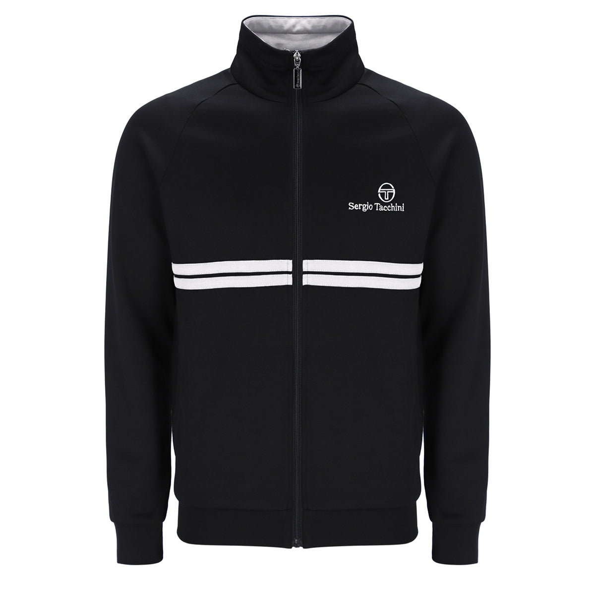 SERGIO TACCHINI NEW DALLAS TRACK TOP BLACK/WHITE