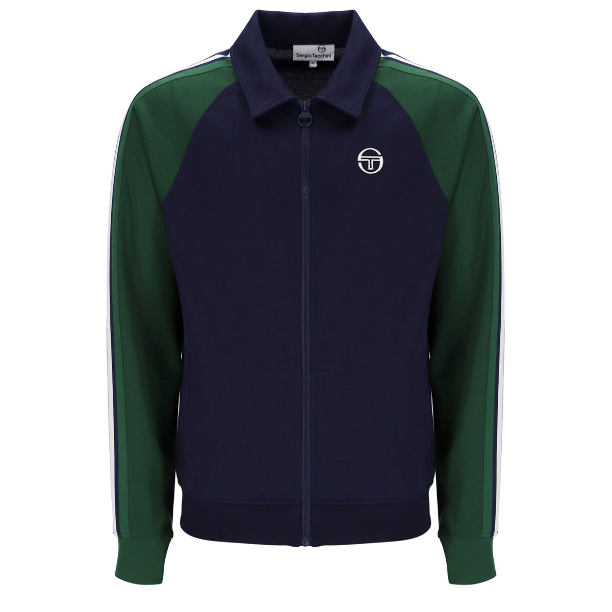 SERGIO TACCHINI RENSHAW TRACK TOP NAVY/GREEN