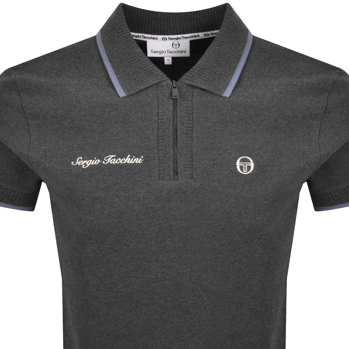 SERGIO TACCHINI DAVIDE POLO SHIRT CHARCOAL MARL