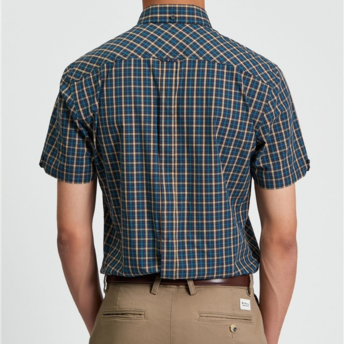 BEN SHERMAN SIGNATURE HOUSE CHECK SHIRT CORN 1012787