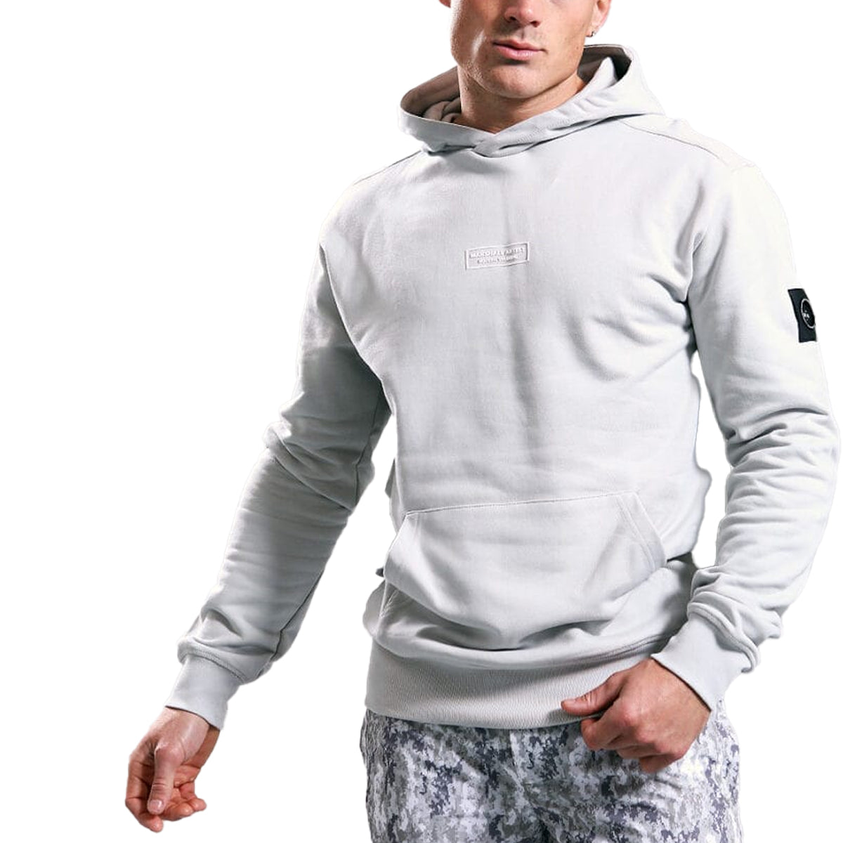 MARSHALL ARTIST Siren Loopback Dove Grey Overheady Hoody - Dove Grey