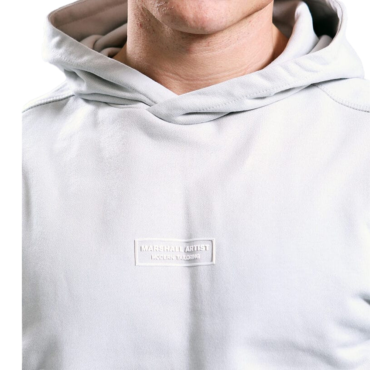 MARSHALL ARTIST Siren Loopback Dove Grey Overheady Hoody - Dove Grey