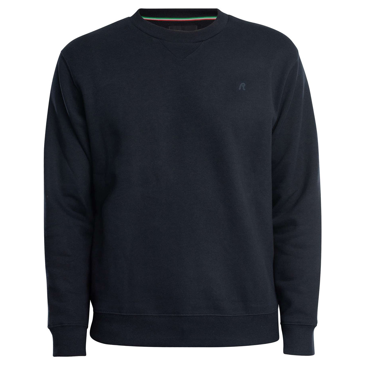 REPLAY Men's Small Logo Black Crew Sweatshirt M3102 - Black