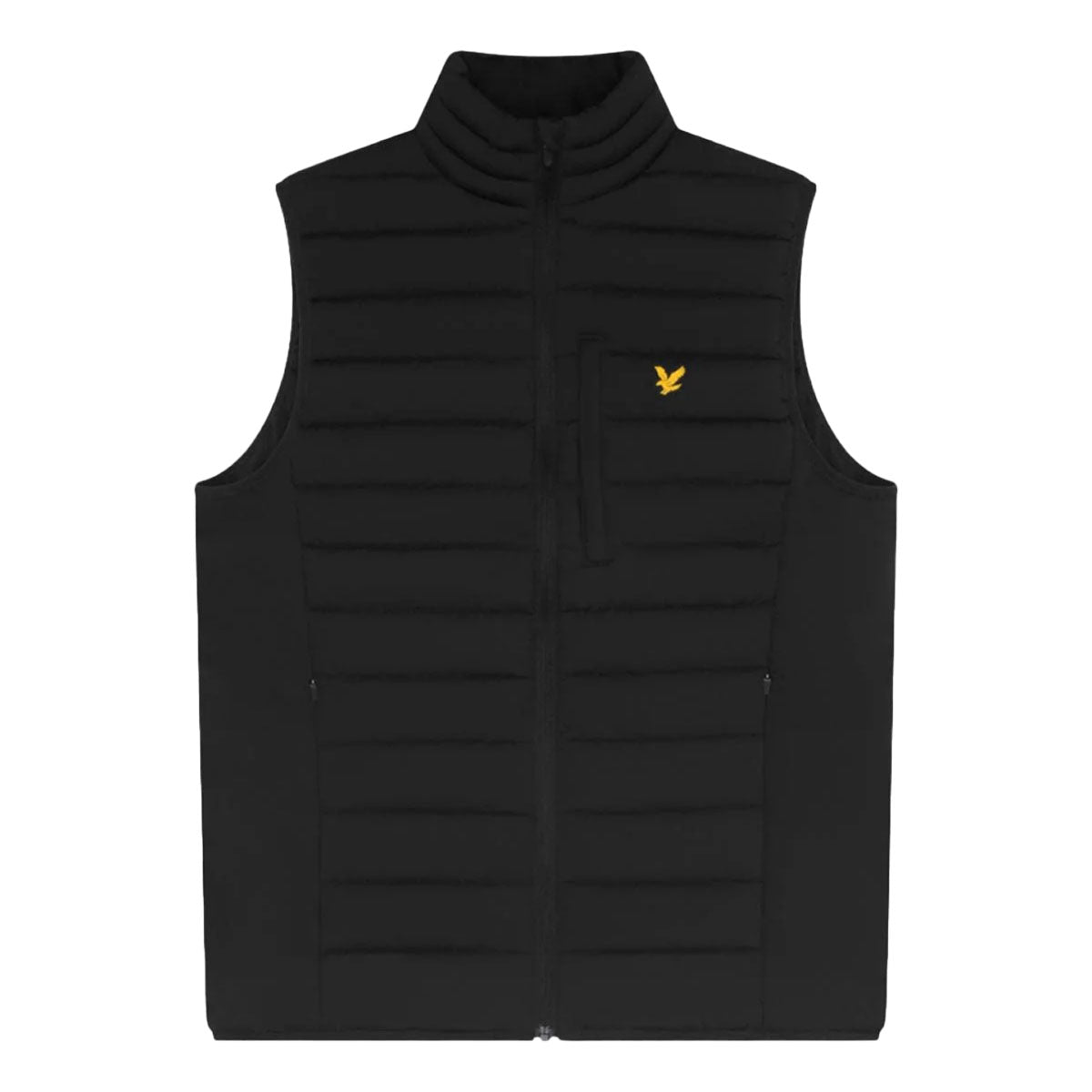 LYLE & SCOTT STRETCH LIGHTWEIGHT BLACK QUILTED GILET JK2186SP