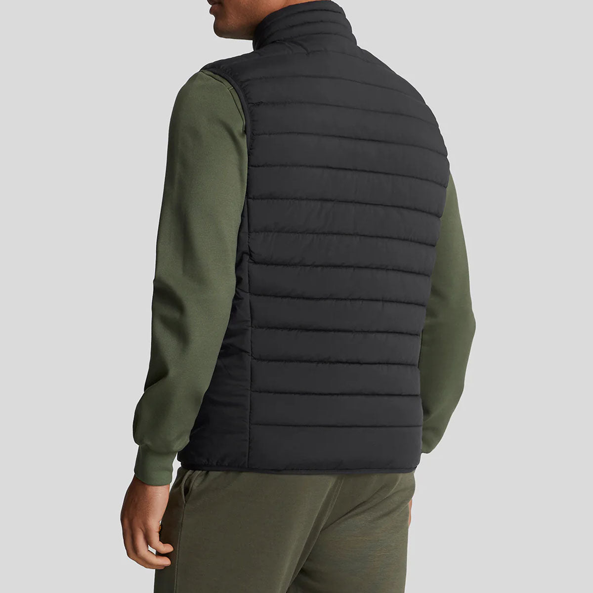 LYLE & SCOTT STRETCH LIGHTWEIGHT BLACK QUILTED GILET JK2186SP