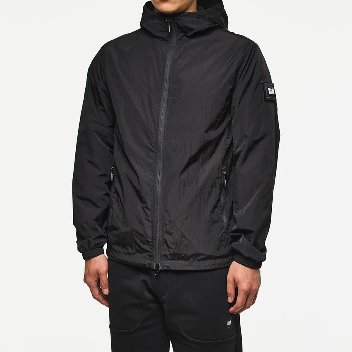 WEEKEND OFFENDER	TECHNICIAN FLEECED LINED BLACK JACKET