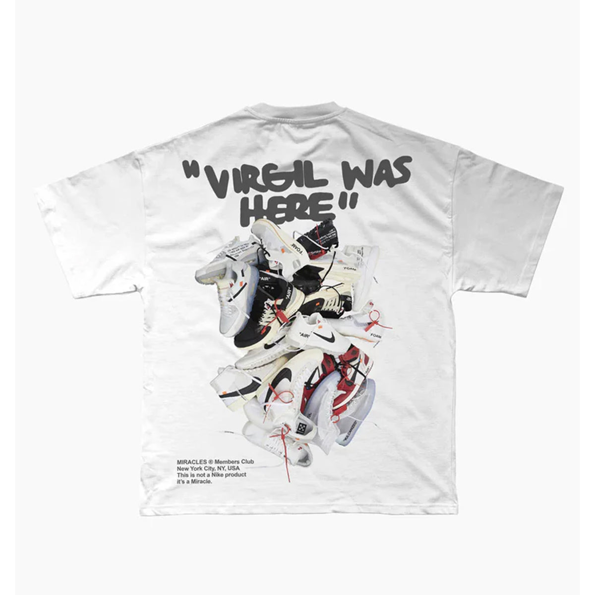 MIRACLES TEN 2 WHITE T-SHIRT
