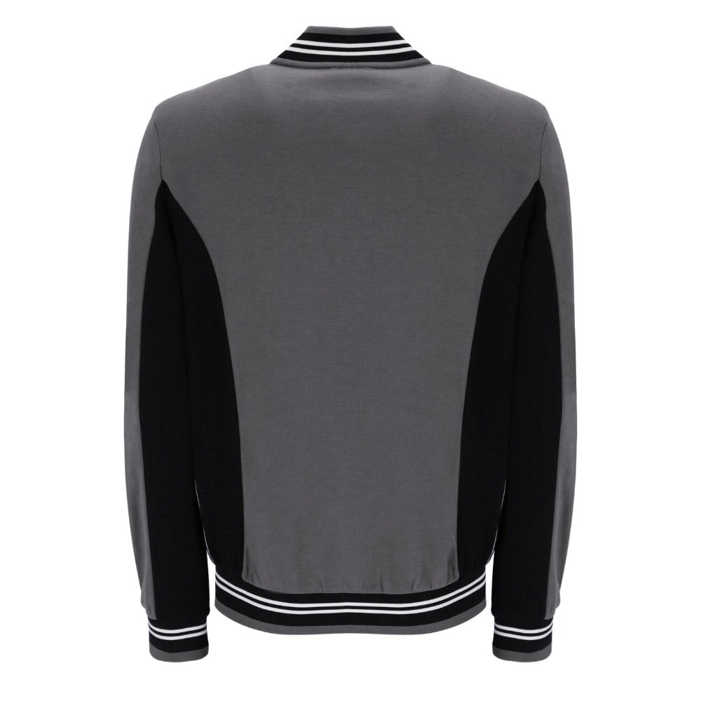 FILA SETTANTA BASEBALL TRACK JACKET GUNMETAL/BLACK/WHITE