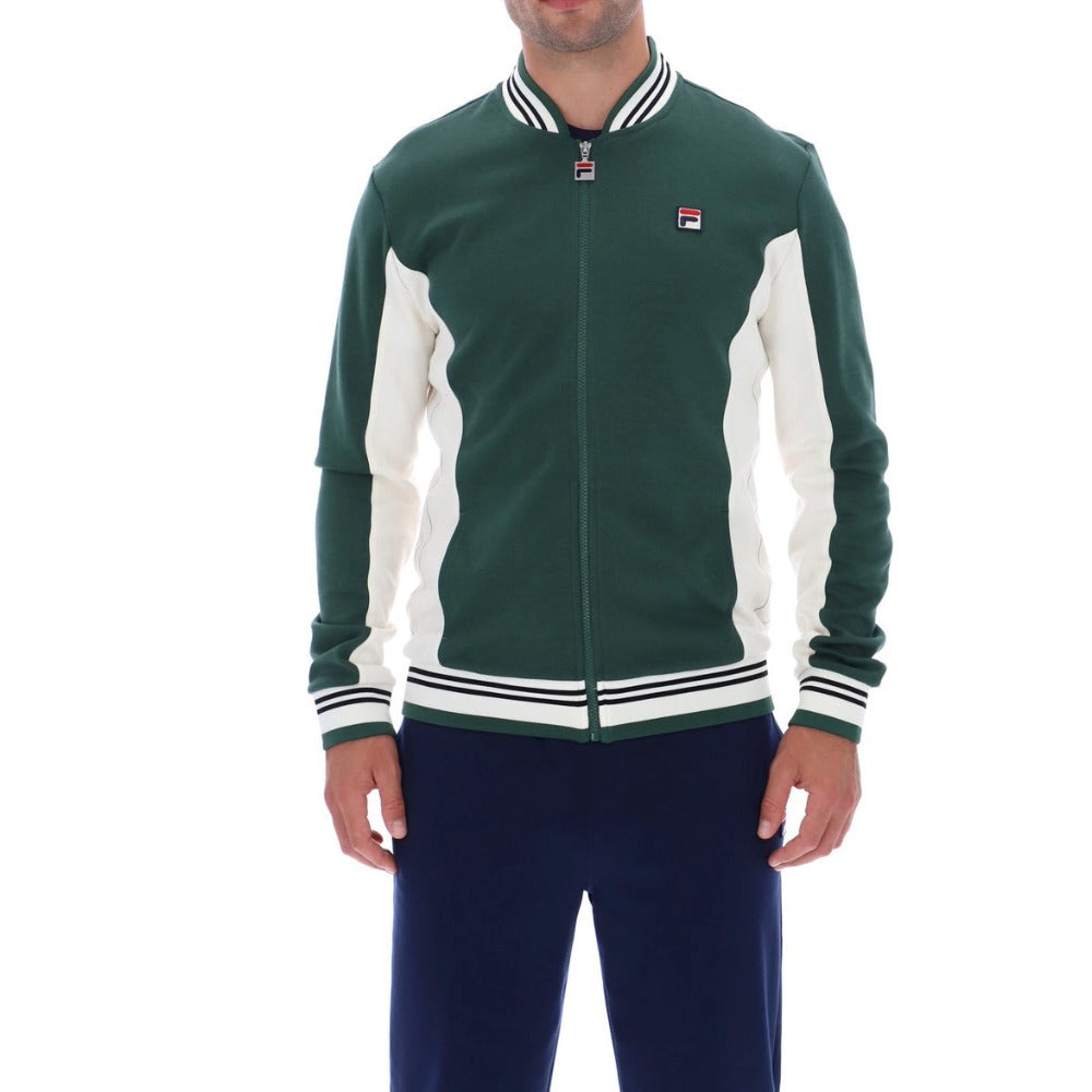 FILA SETTANTA BASEBALL TRACK JACKET PINE NEEDLE/GARDENIA/BLACK