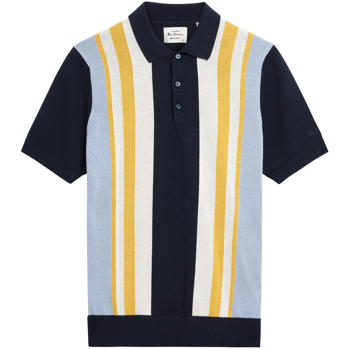 BEN SHERMAN VERTICAL STRIPE POLO NAVY 1013473