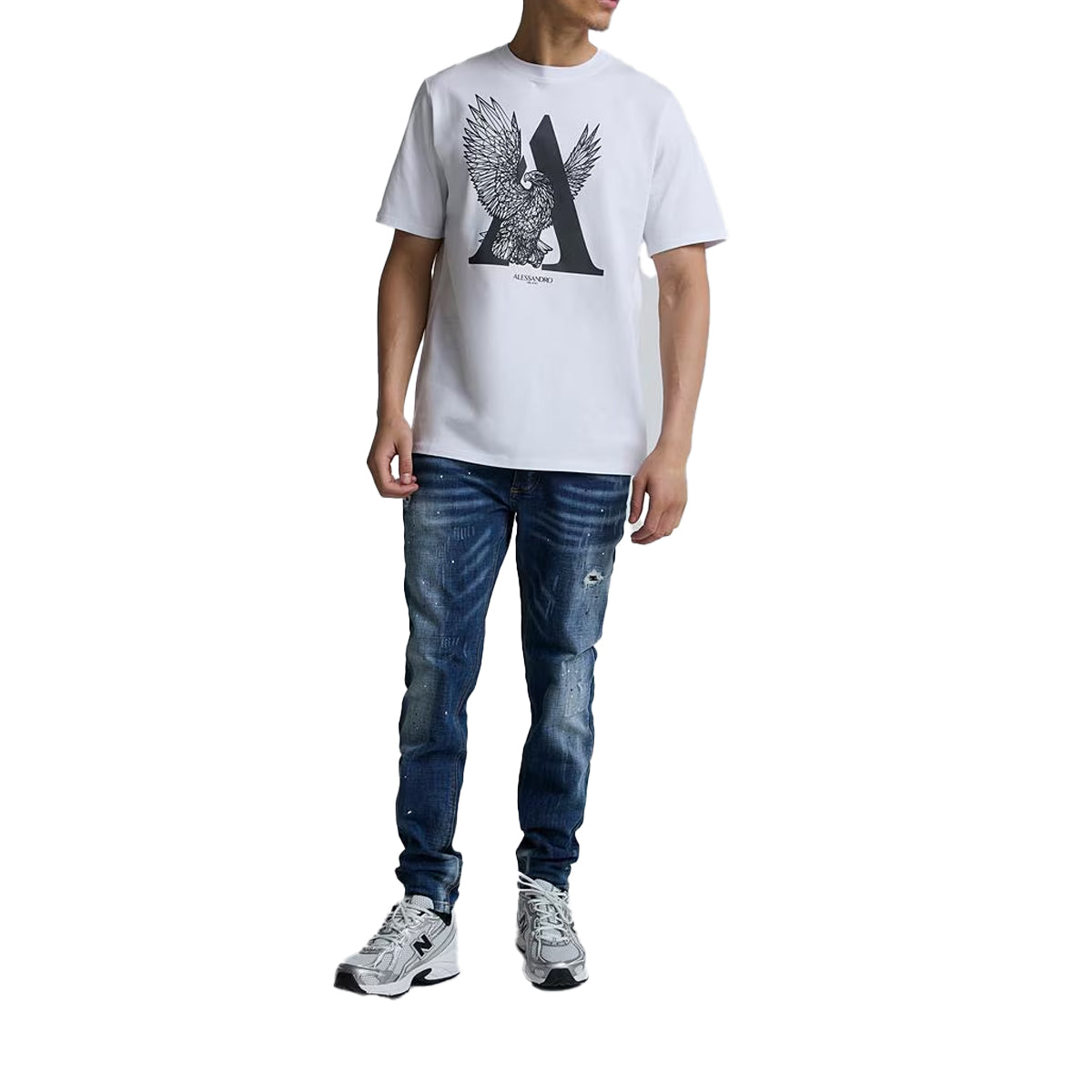 ALESSANDRO ZAVETTI AQUILA T-SHIRT WHITE