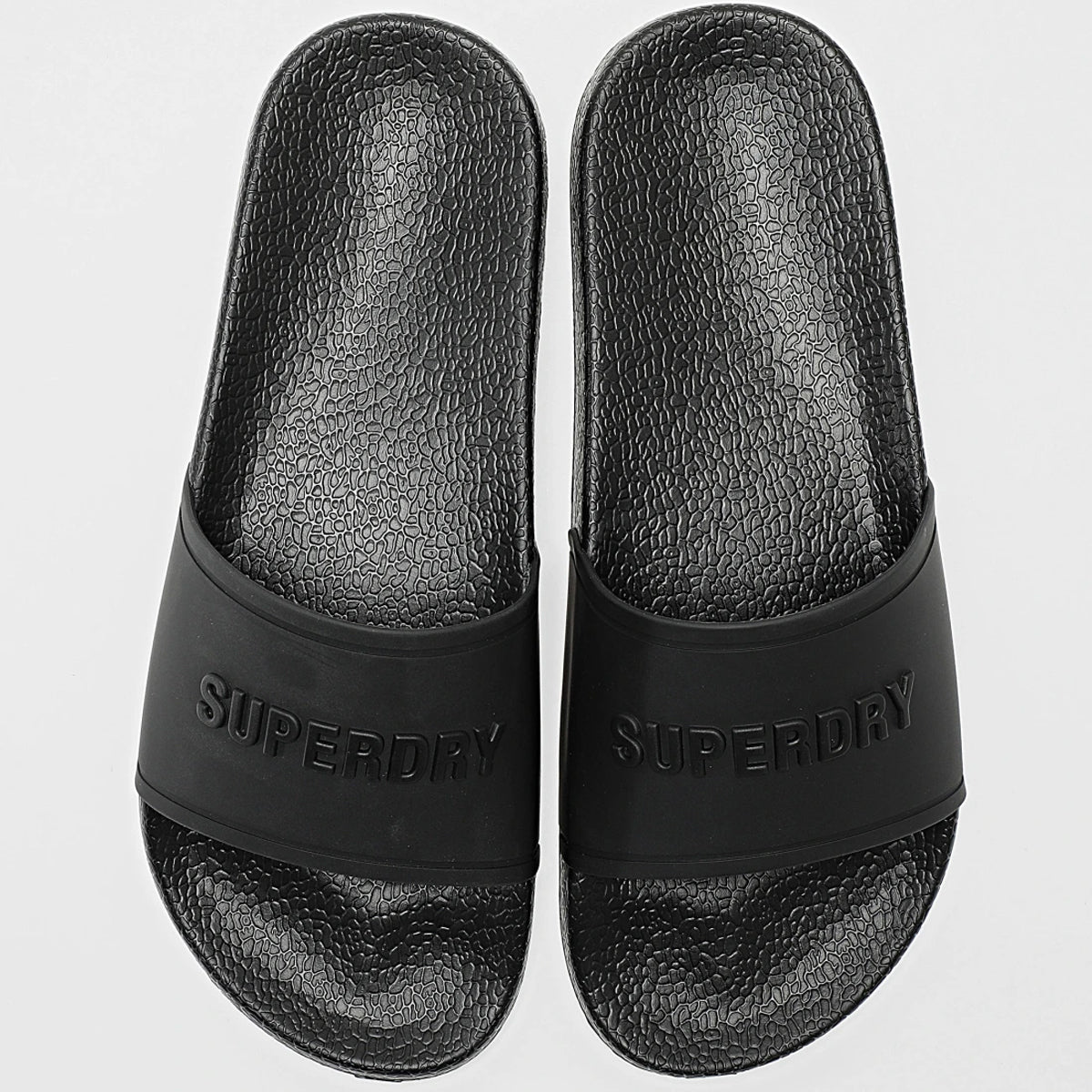 SUPERDRY PREMIUM GRAPHIC POOL SLIDE BLACK 02A MF310292A