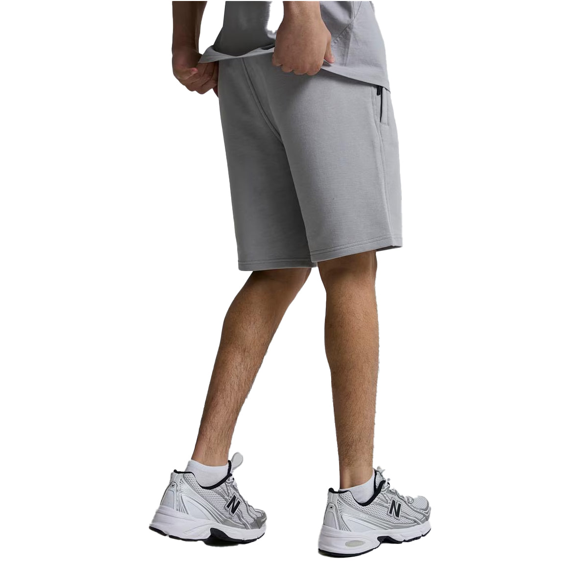 ALESSANDRO ZAVETTI CENERELLO BADGE SHORTS CLOUD GREY