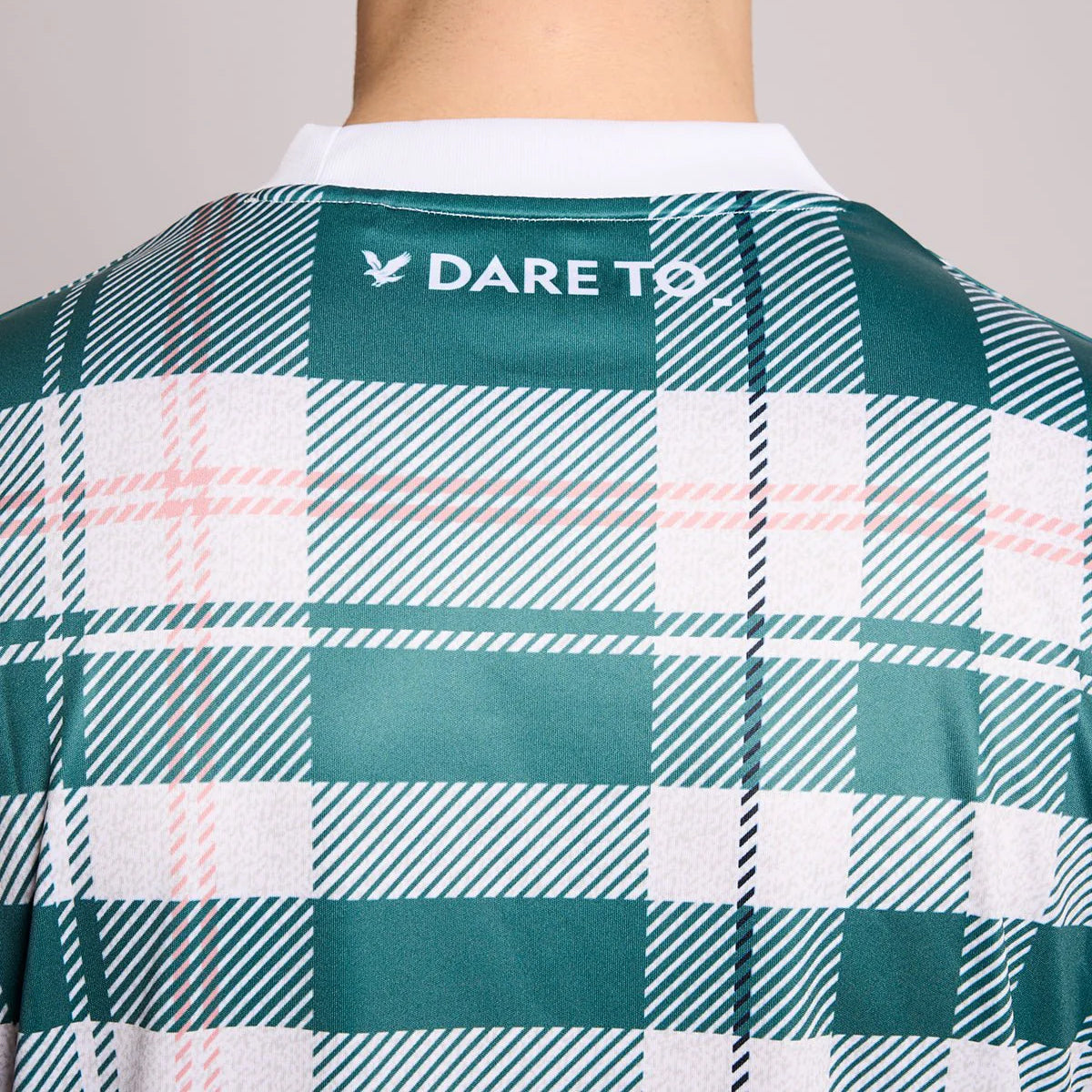 TARTAN FOOTBALL SHIRT GREEN TS2474V