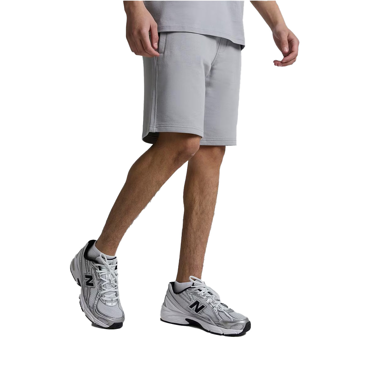 ALESSANDRO ZAVETTI CENERELLO BADGE SHORTS CLOUD GREY