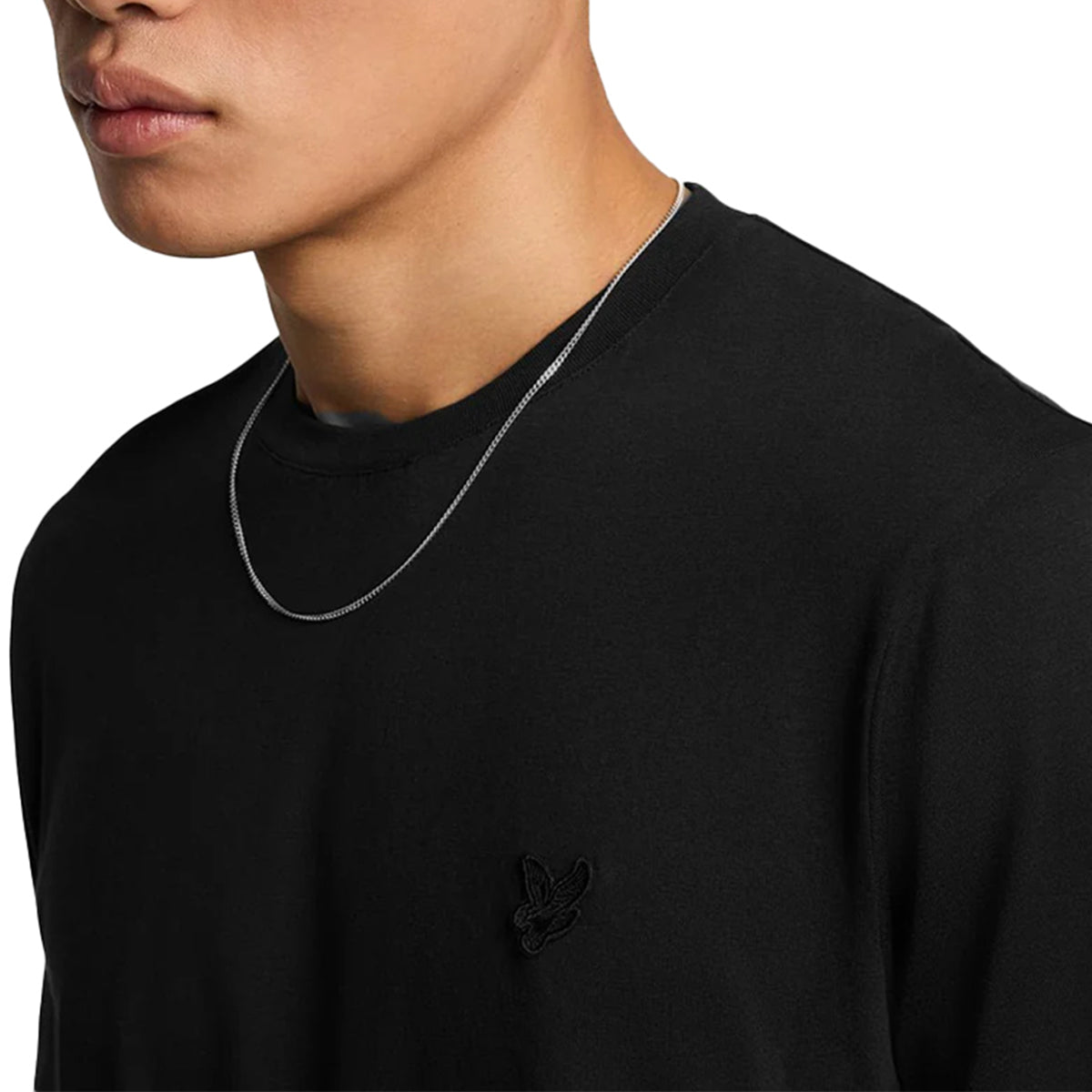 LYLE & SCOTT SUPERFINE T-SHIRT TS2255TONT  JET BLACK