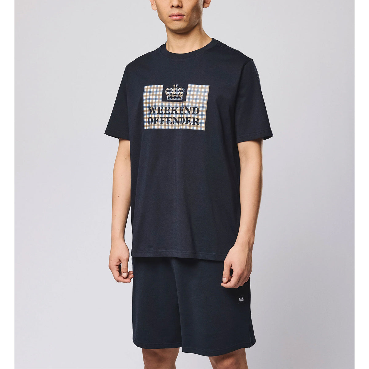 WEEKEND OFFENDER SHEVCHENKO T-SHIRT NAVY