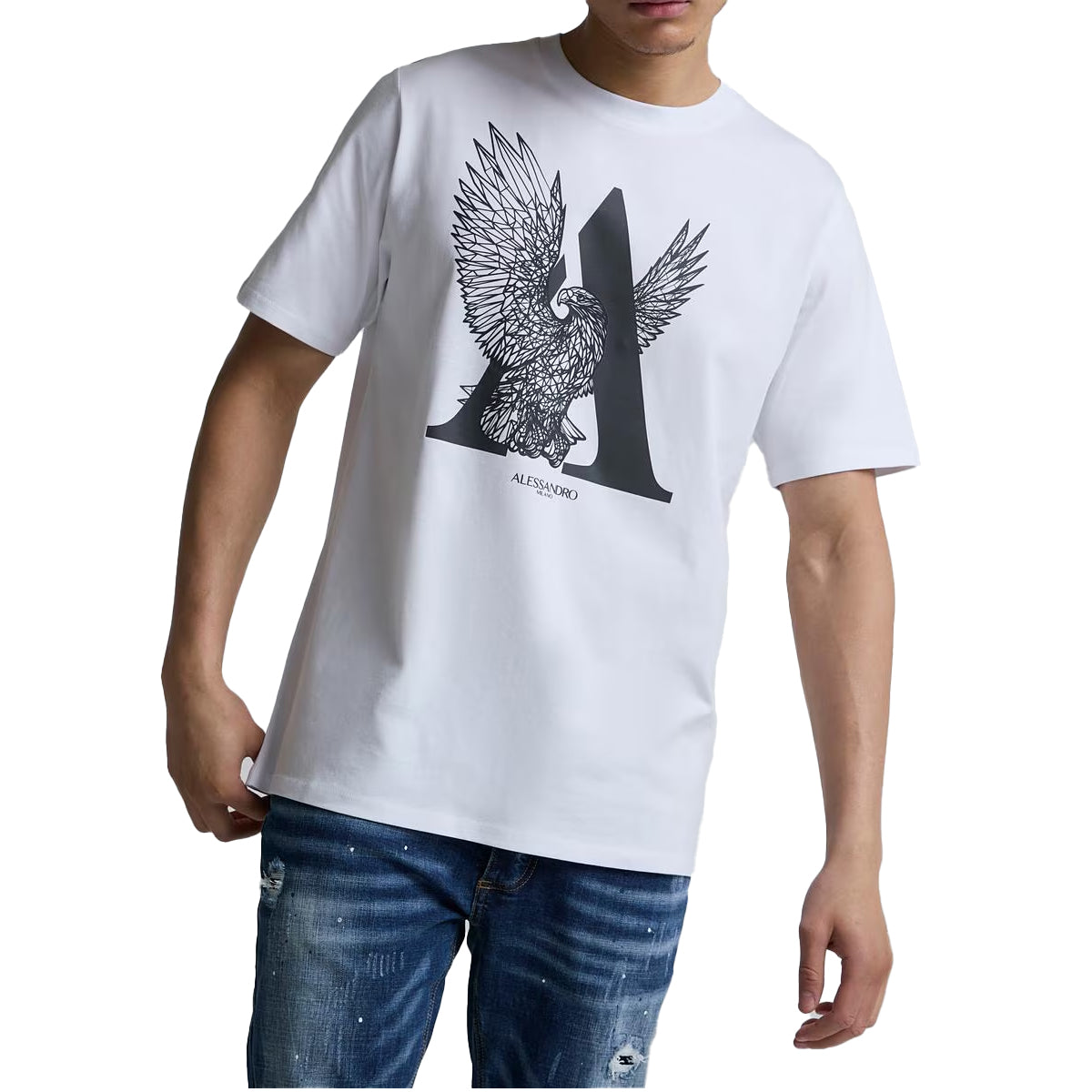 ALESSANDRO ZAVETTI AQUILA T-SHIRT WHITE