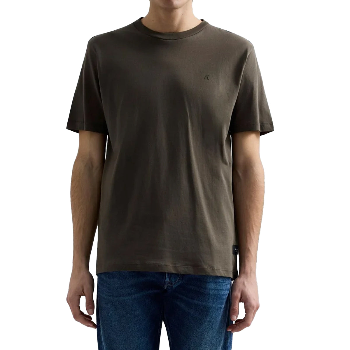 REPLAY MEN'S SMALL LOGO T-SHIRT M3097 - GREEN
