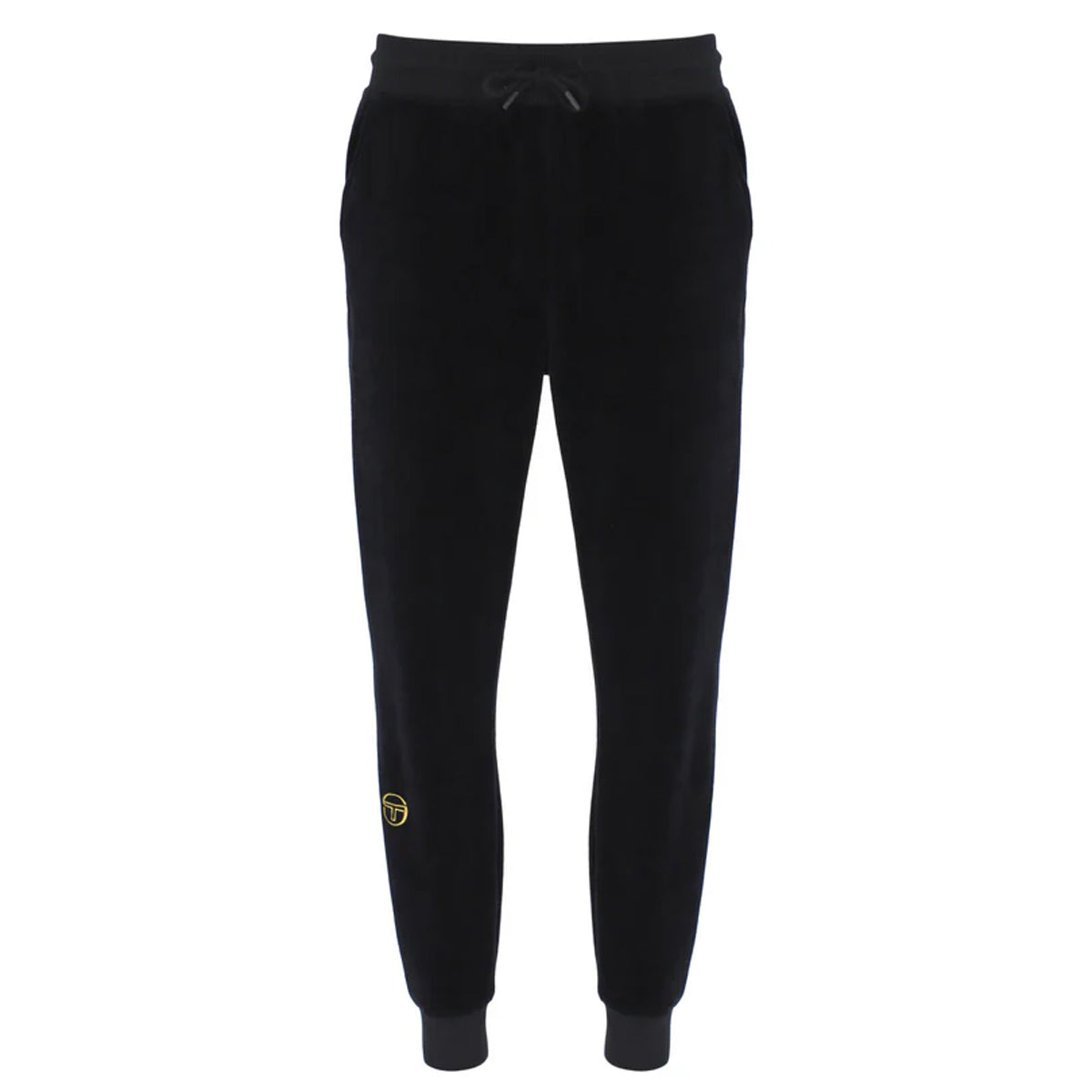 SERGIO TACCHINI COURT VELOUR BLACK BOTTOM JOGGERS