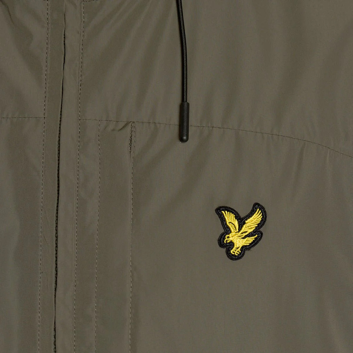 LYLE & SCOTT LIGHTWEIGHT ZIP THROUGH HOODED JACKET JK2205V  KHAKI ASH