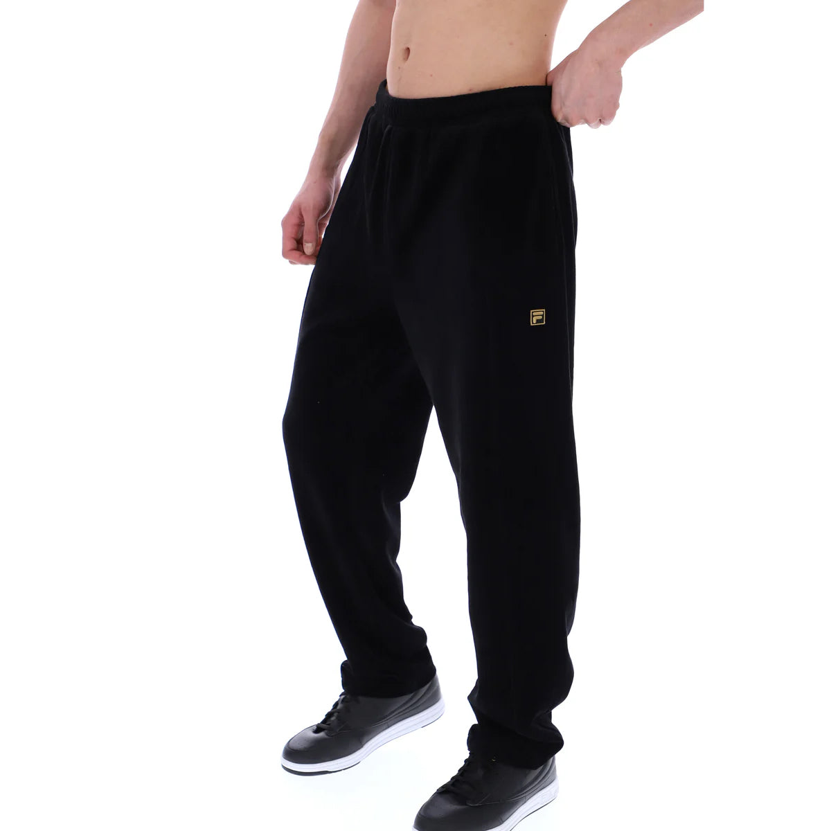 FILA LORRIE VELOUR TRACK PANT BLACK