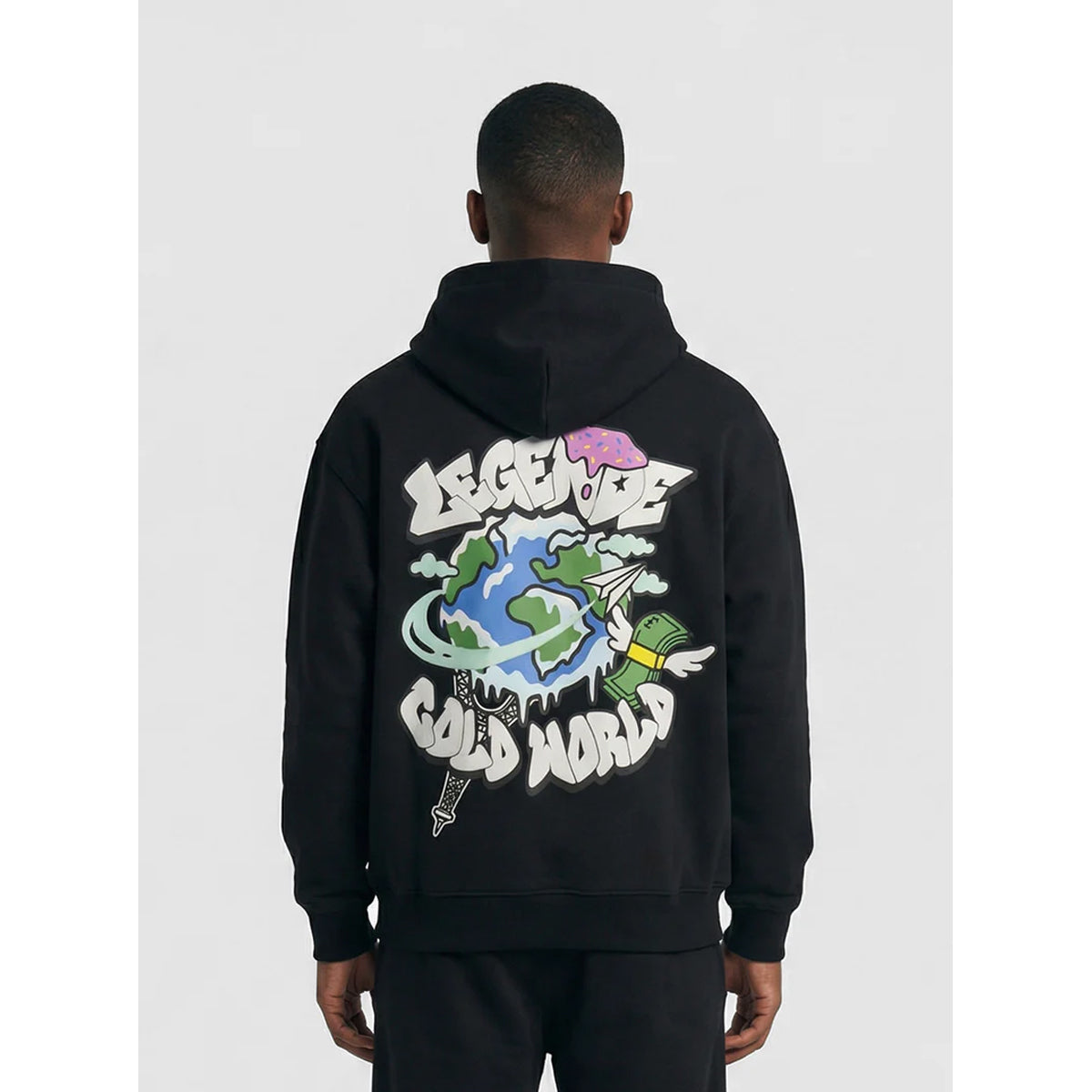 LEGENDE PARIS COLD WORLD HOODY BLACK