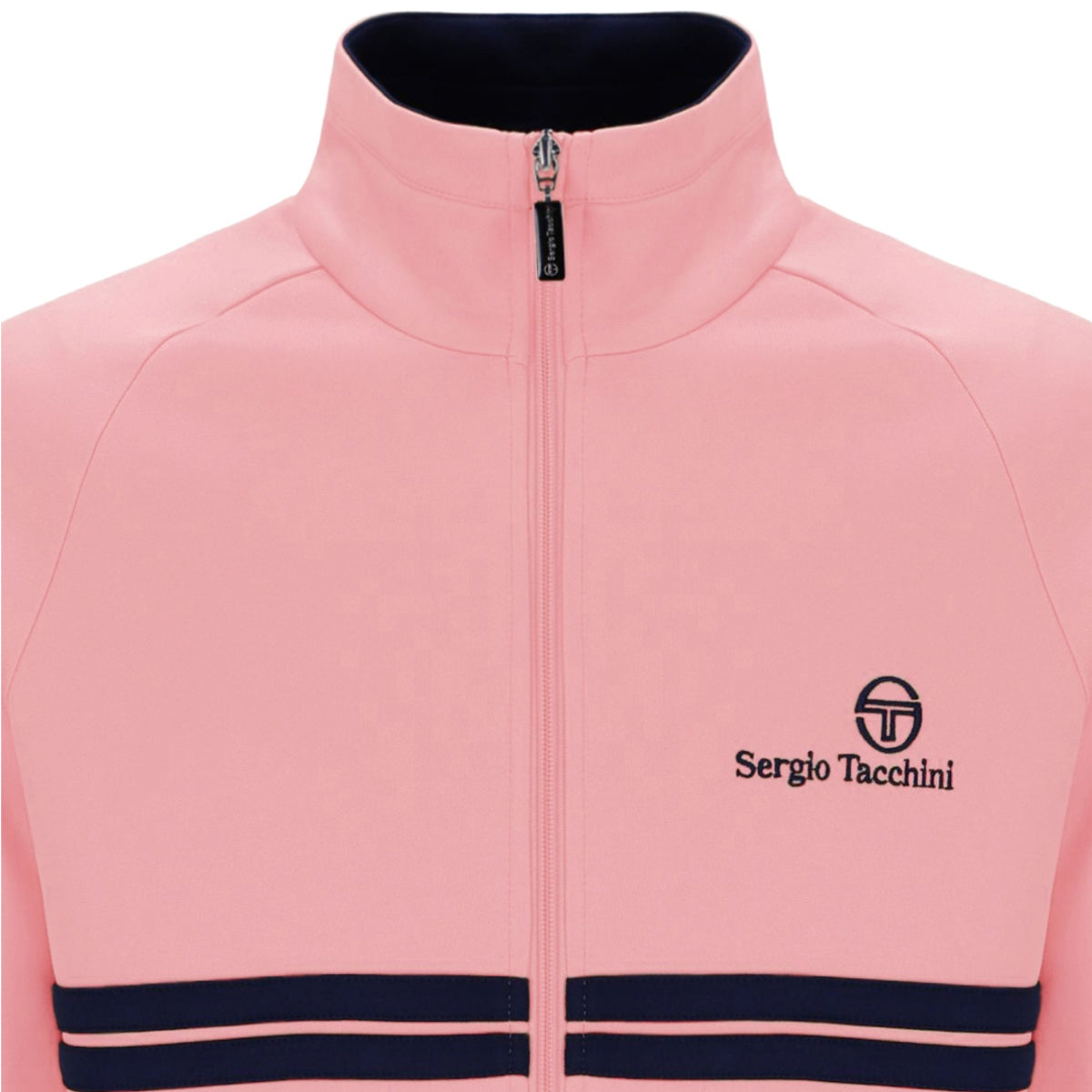 SERGIO TACCHINI NEW DALLAS TRACK TOP PINK/NAVY