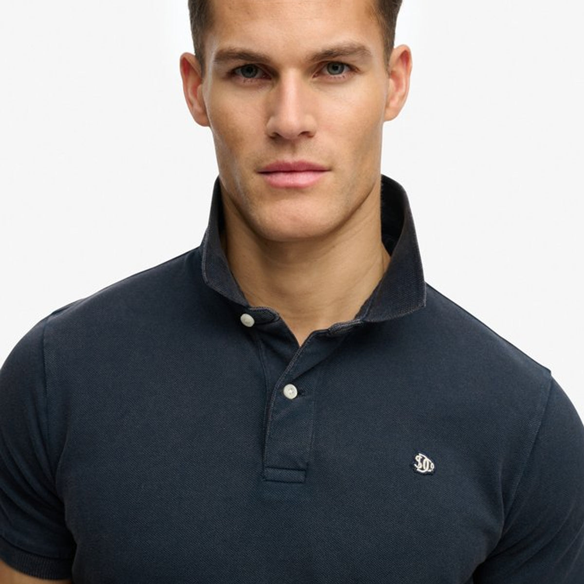 SUPERDRY VINTAGE DESTROY POLO NAVY 98T