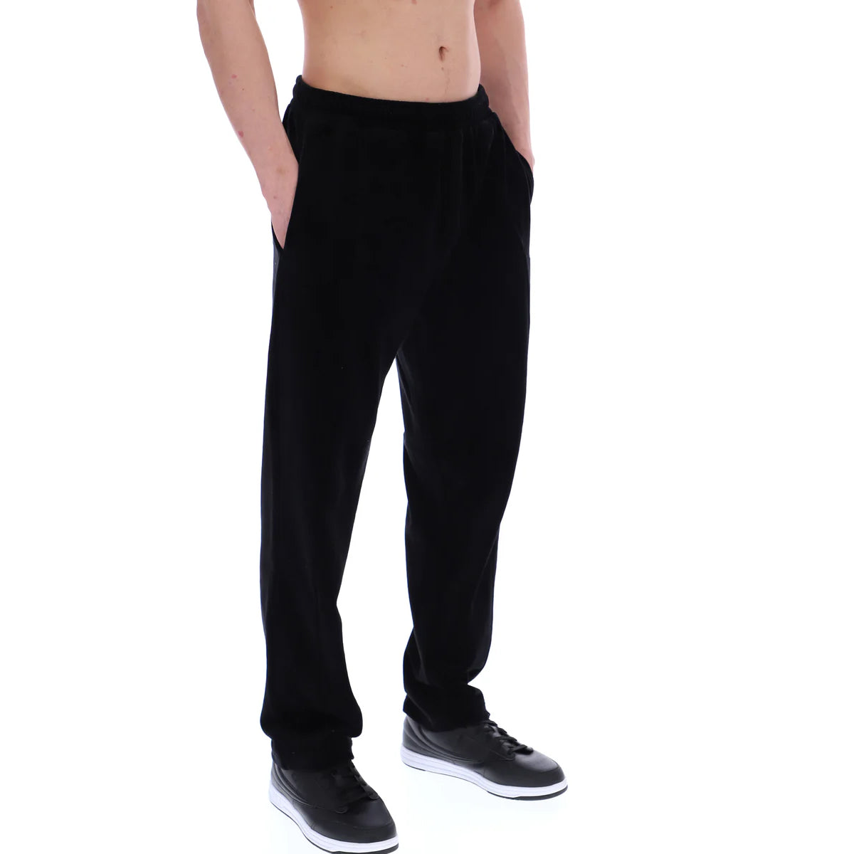 FILA LORRIE VELOUR TRACK PANT BLACK