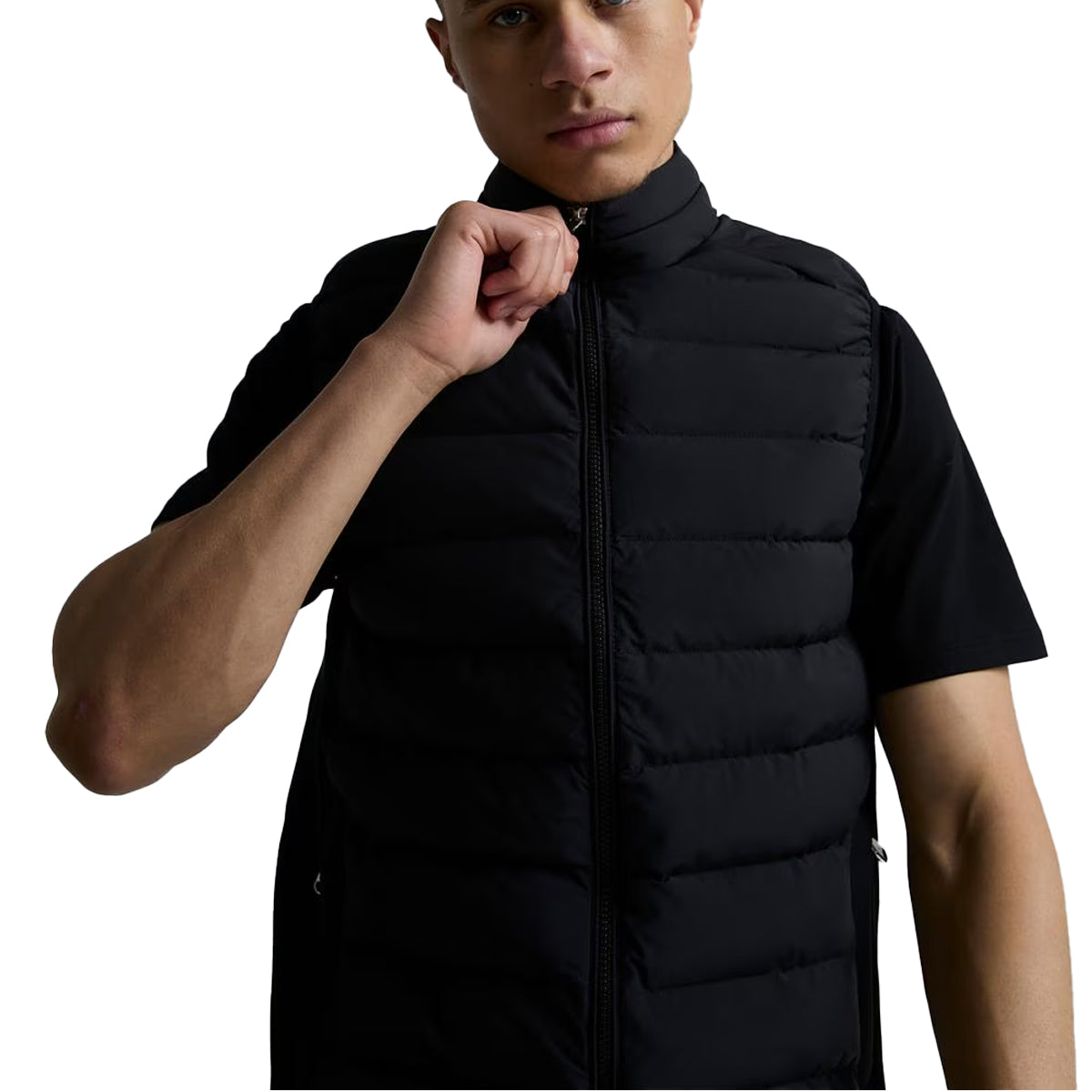 ALESSANDRO ZAVETTI MASSO PADDED GILET BLACK