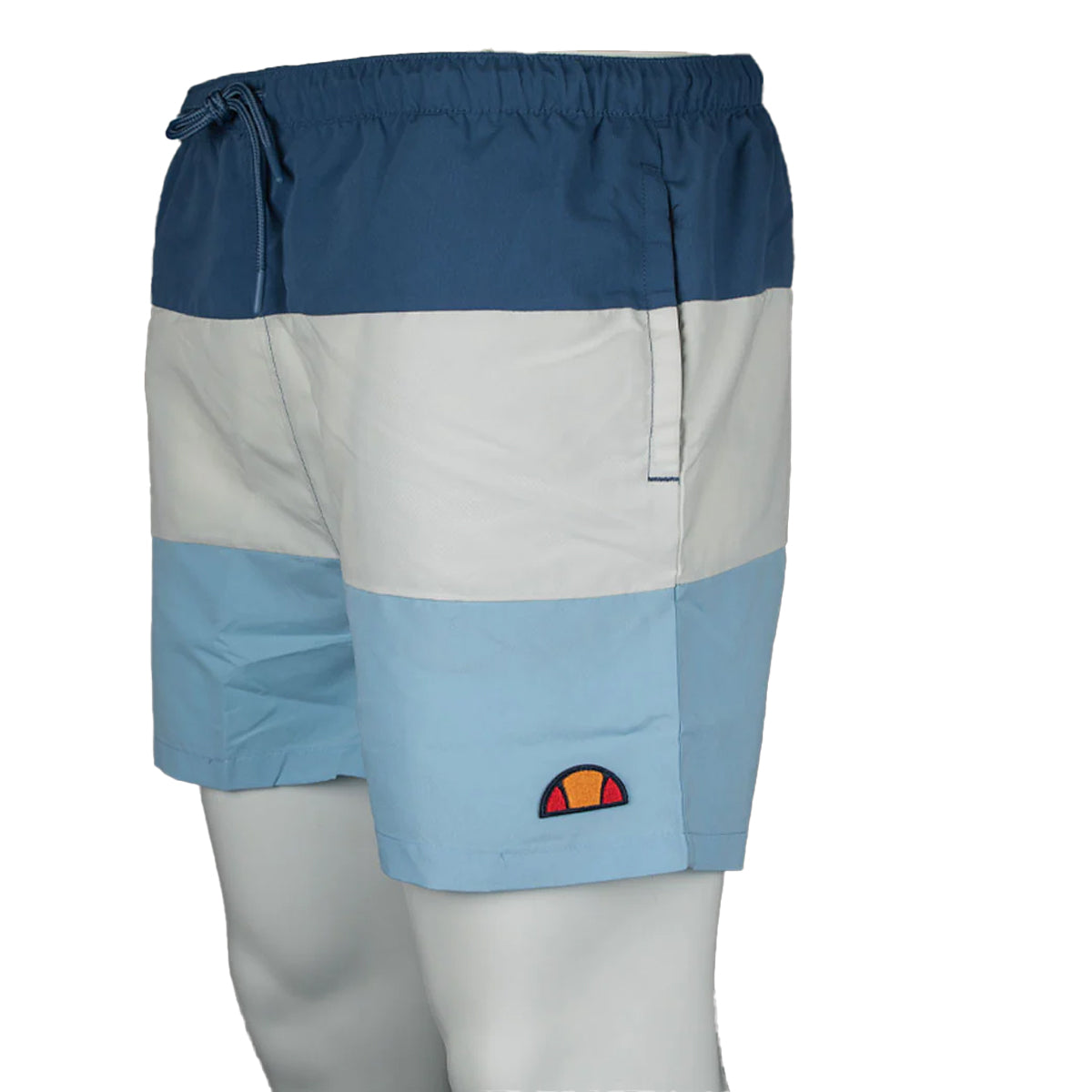 ELLESSE CIELO SWIM SHORTS BLUE/WHITE/LIGHT BLUE
