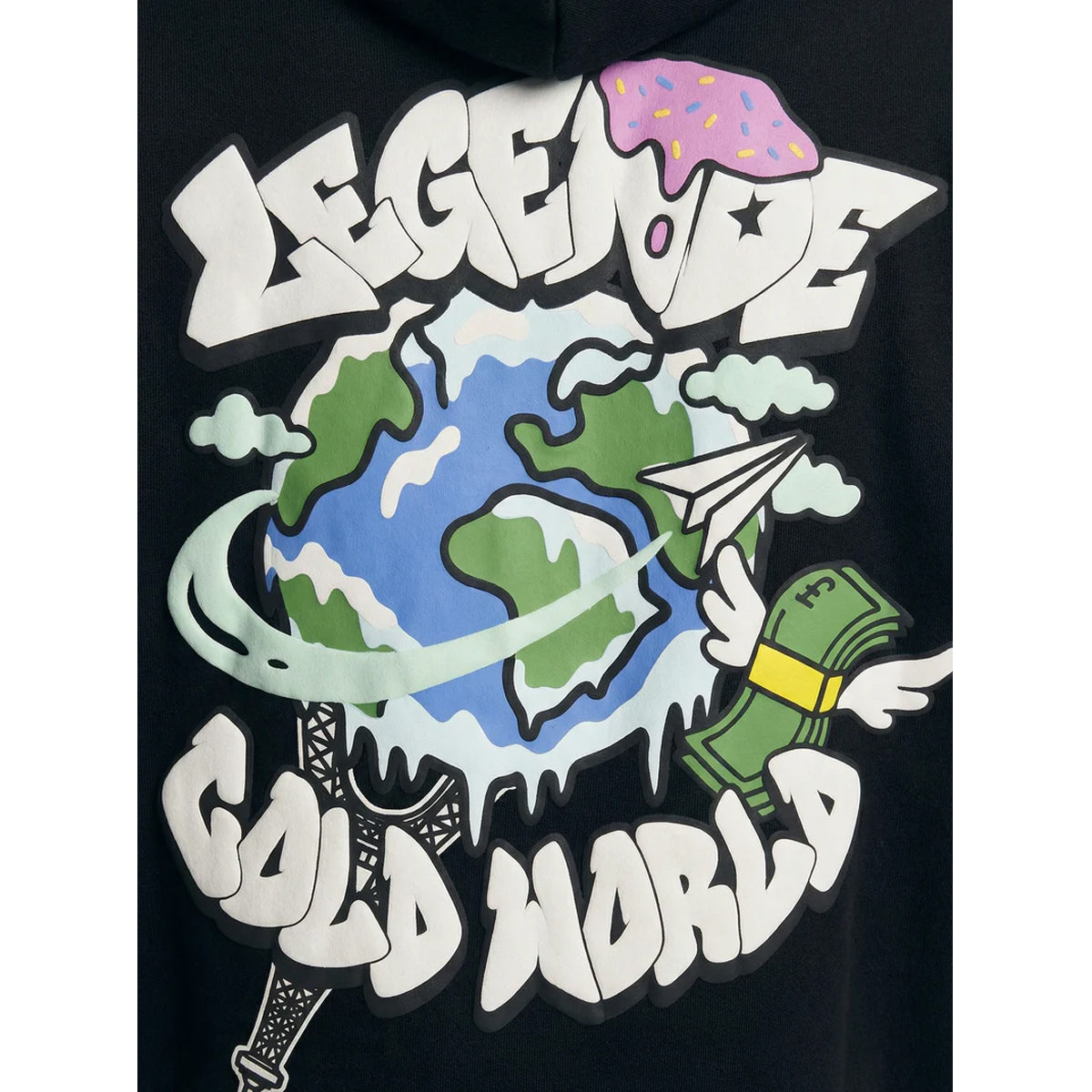 LEGENDE PARIS COLD WORLD HOODY BLACK