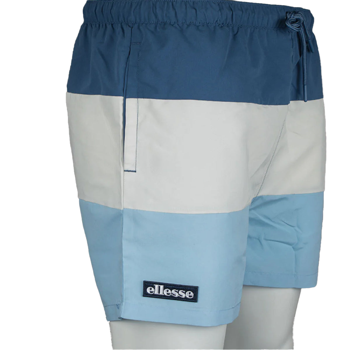 ELLESSE CIELO SWIM SHORTS BLUE/WHITE/LIGHT BLUE