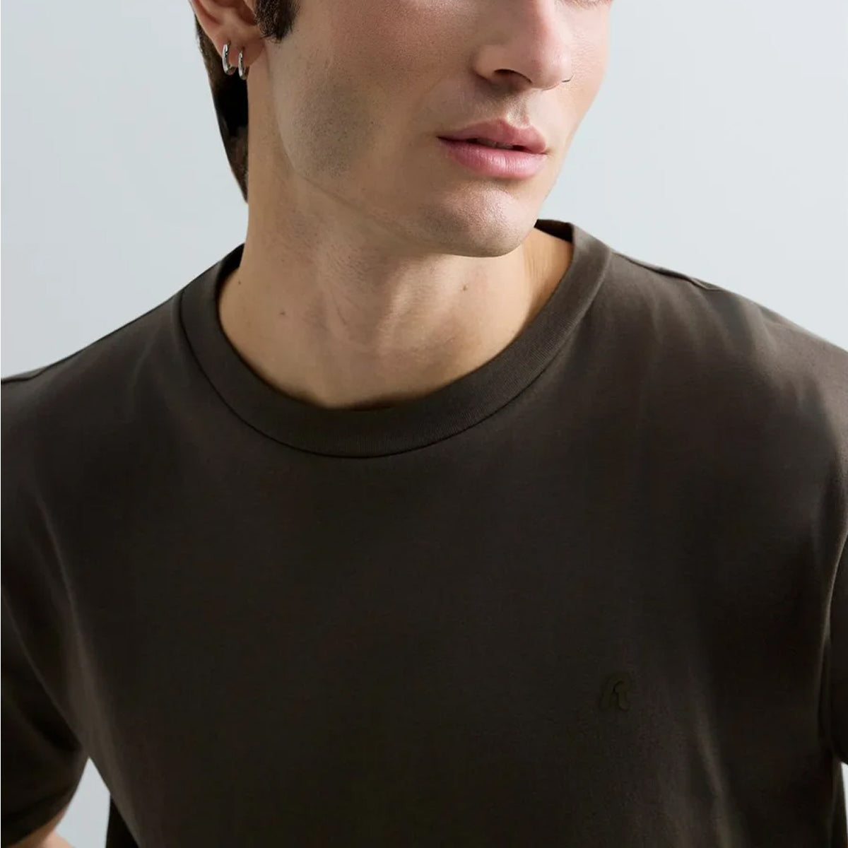 REPLAY MEN'S SMALL LOGO T-SHIRT M3097 - GREEN